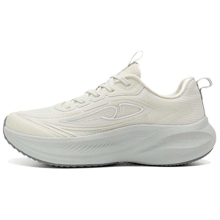 QIAODAN Slip Resistant And Breathable Low top Casual Running Shoes Women's Crescent Gray