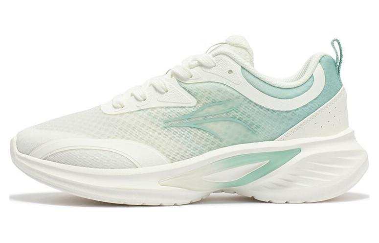 361° Breathable Rebound Breathable And Resilient Low top Running Shoes Women's White Green