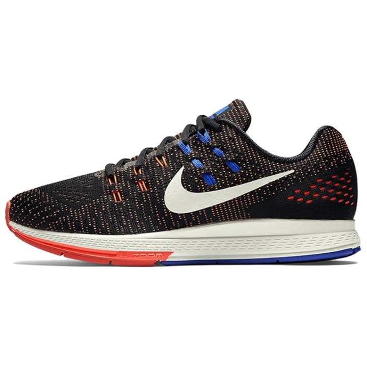 Nike Nike Zoom Structure 19 Slip Resistant Abrasion Resistant Low top Casual Running Shoes Men's Black White