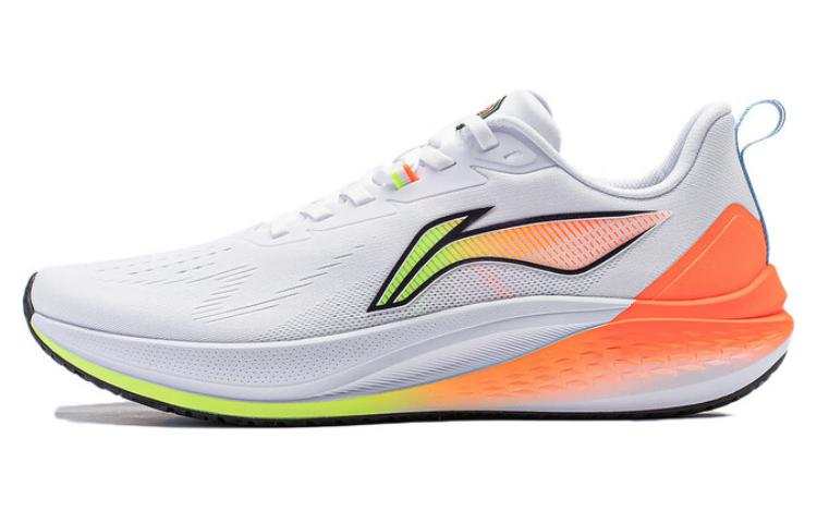 Li-Ning Li Ning Red Hare 7 Cushioning Slip Resistant Lightweight Low top Marathon Running Shoes Men's White
