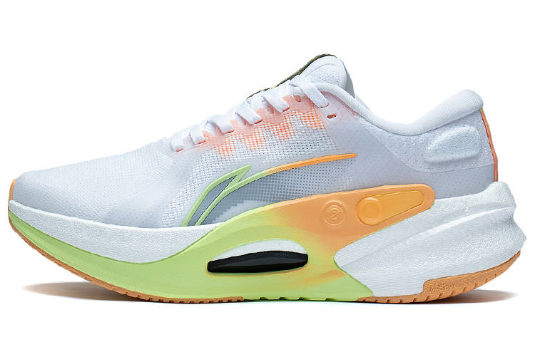 Li-Ning Li Ning Furious Rider 7.0 Running Shoes Women's Low Top Standard White/Fluorescent Ice Yellow