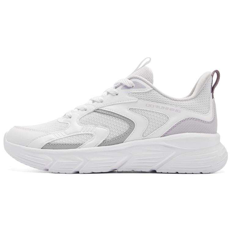 QIAODAN Low top Running Shoes Women's White Gray