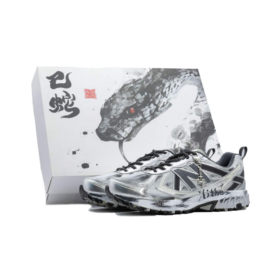 New Balance New Balance NB 410 V5 Cushioning Slip Resistant Abrasion Resistant Low top Running Shoes Unisex Silver