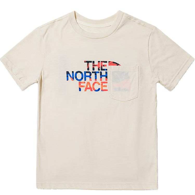 THE NORTH FACE T Shirt Ecru Kids'