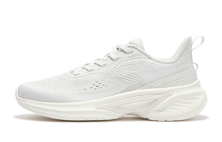361° Blade Edge Cushioning Slip Resistant Abrasion Resistant Low top Running Shoes Women's Gray White