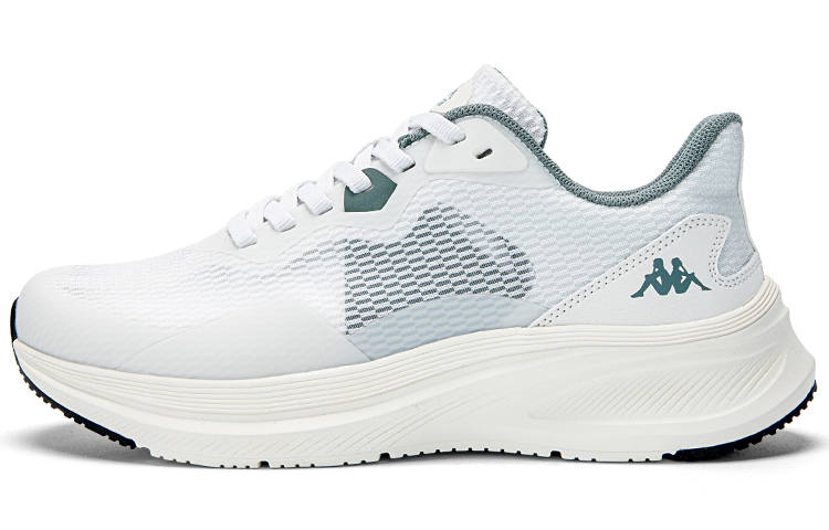 Kappa Cushioning Abrasion Resistant Low top Running Shoes Unisex Heron Feather White