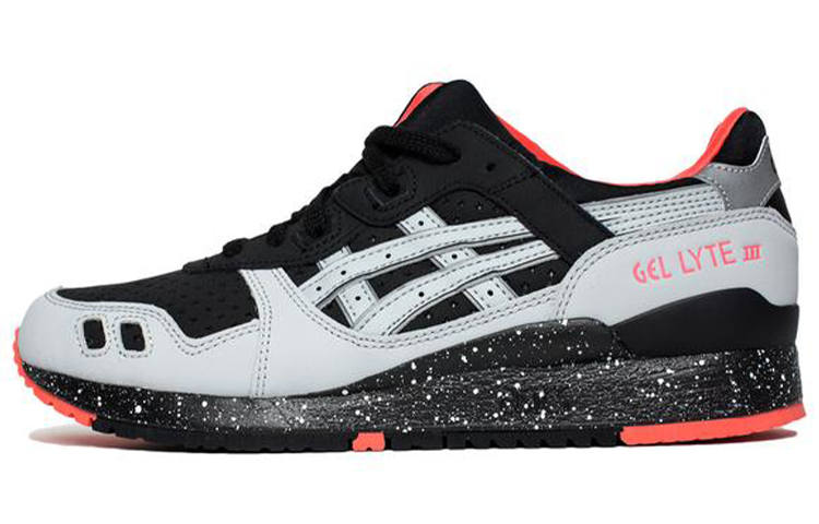 Asics Gel Lyte 3 Low top Athletic Shoes Unisex Black Gray