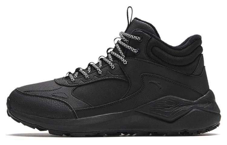 Anta Life Collection Comfortable And Versatile, Fleece Lined Slip Resistant Abrasion Resistant Mid top Running Shoes