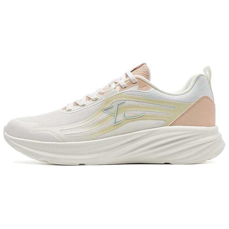 XTEP Coverage Slip Resistant Coverage Slip Resistant Low top Casual Running Shoes Women's White Pink