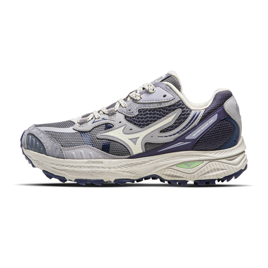 Mizuno Racer ADV Low top Lightweight EVA Material Casual Trail Running Shoes Unisex Purple Mist Spirit