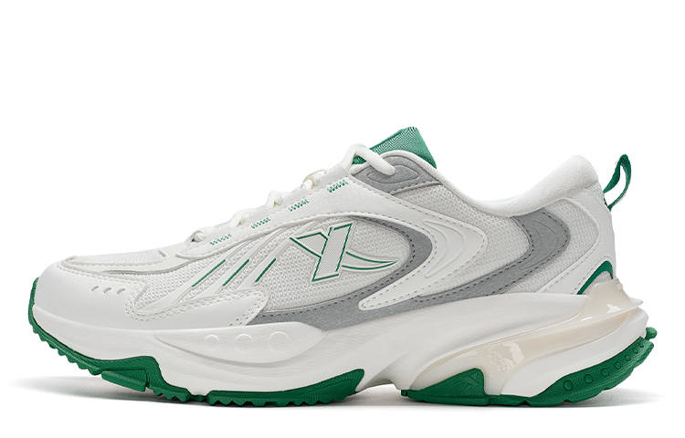 XTEP XTEP Running Shoes Men's Low Top Sail White/Smoke Gray