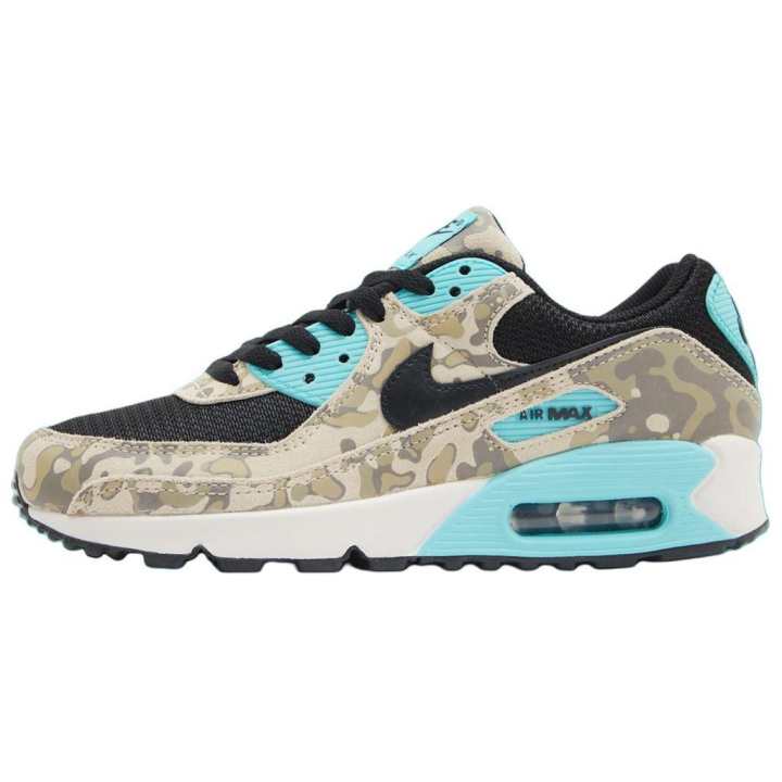 Nike Nike Air Max 90 Low top Casual Running Shoes Men's Beige Black