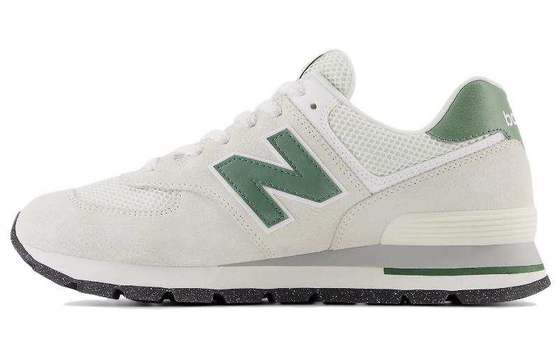 New Balance New Balance NB 574 Vintage Cushioning Abrasion Resistant Low top Running Shoes Unisex Beige Green