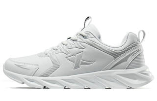 XTEP Blade Versatile Synthetic Leather Cushioning Slip Resistant Abrasion Resistant Low top Running Shoes Women's White