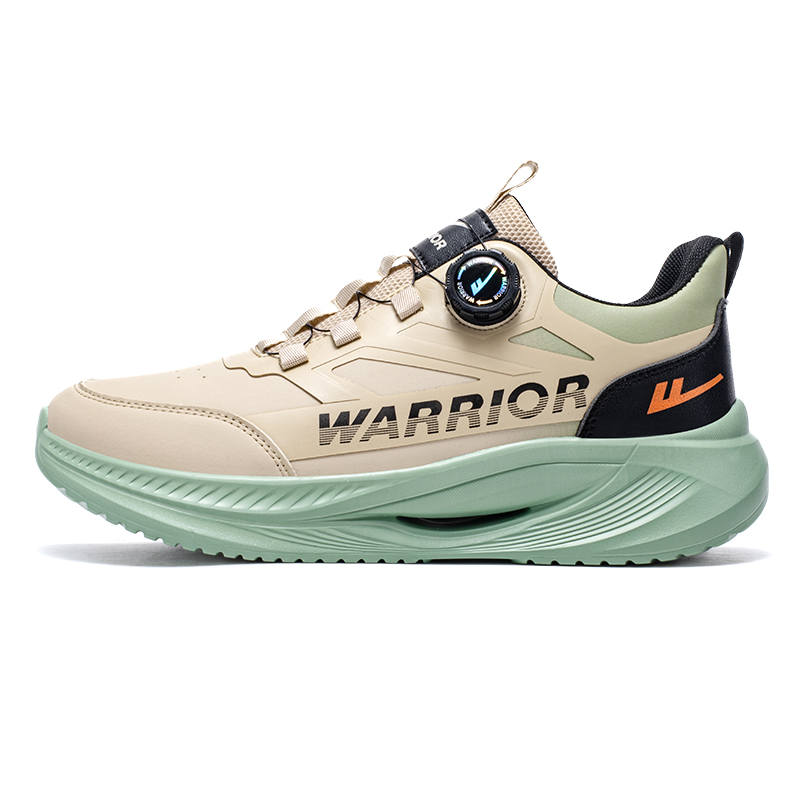 Warrior Cushioning Slip Resistant Abrasion Resistant Breathable Lightweight Rebound Low top Running Shoes Men's