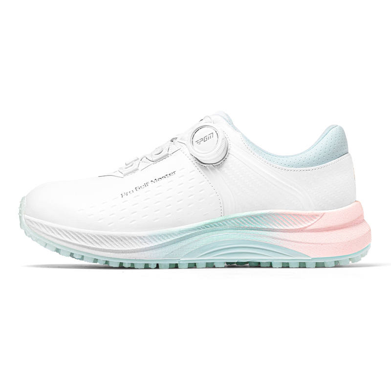 PGM Abrasion Resistant Slip Resistant Coverage Low top Golf Shoes Women's Summer Lotus White