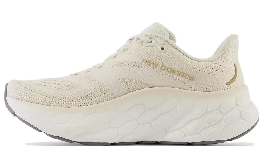 New Balance New Balance NB Fresh Foam More V4 Cushioning, Wear Resistant Low top Running Shoes Unisex Ecru