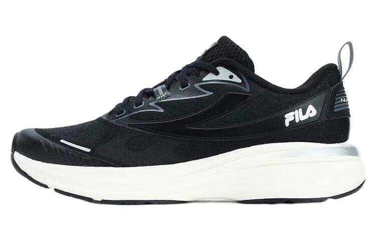 FILA NUVOLE Abrasion Resistant Low top Running Shoes Men's Black