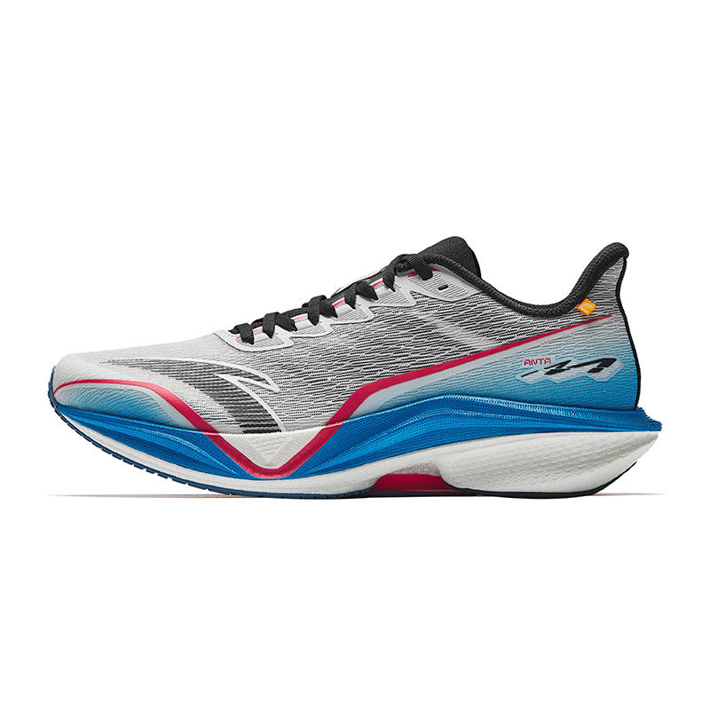 Anta MACH 5.0 Low top Nitrogen Technology Casual Racing Running Shoes Men's Gray Black Blue