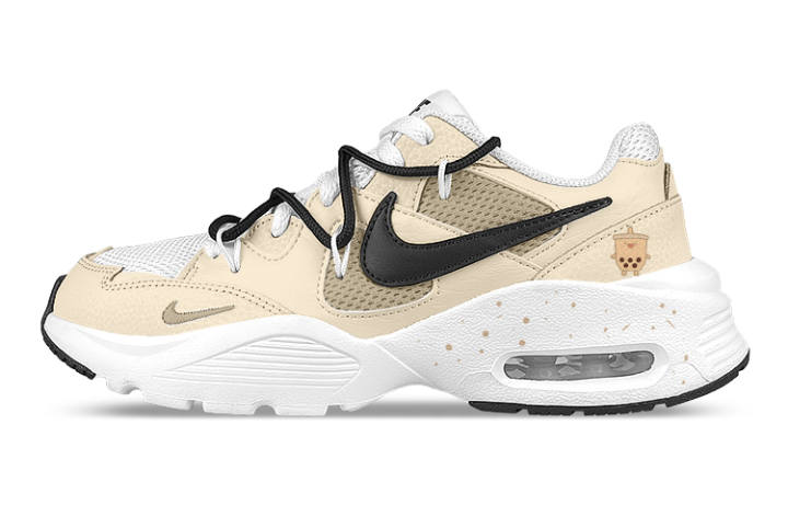 Nike Nike Air Max Fusion Low top Running Shoes Women's White Brown