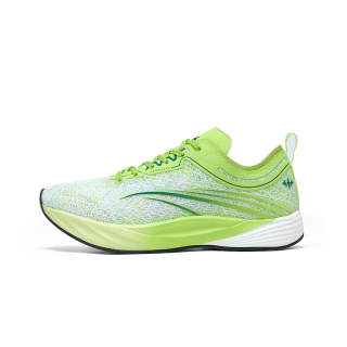 FENHUAKE Low top Full Length Carbon Plate Running Shoes Unisex Green Physical Fitness Test Running Shoes