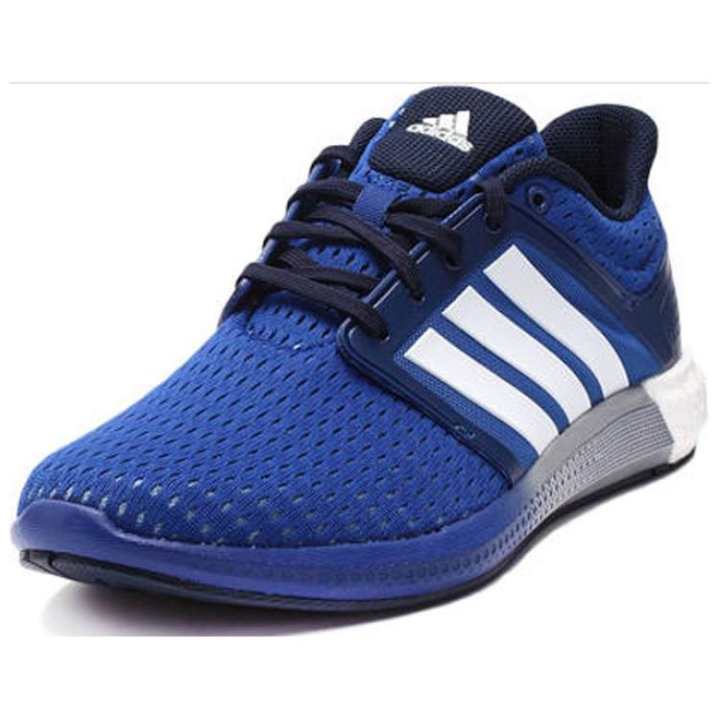 Adidas Adidas Solar Boost Slip Resistant Abrasion Resistant Low top Running Shoes Men's Blue