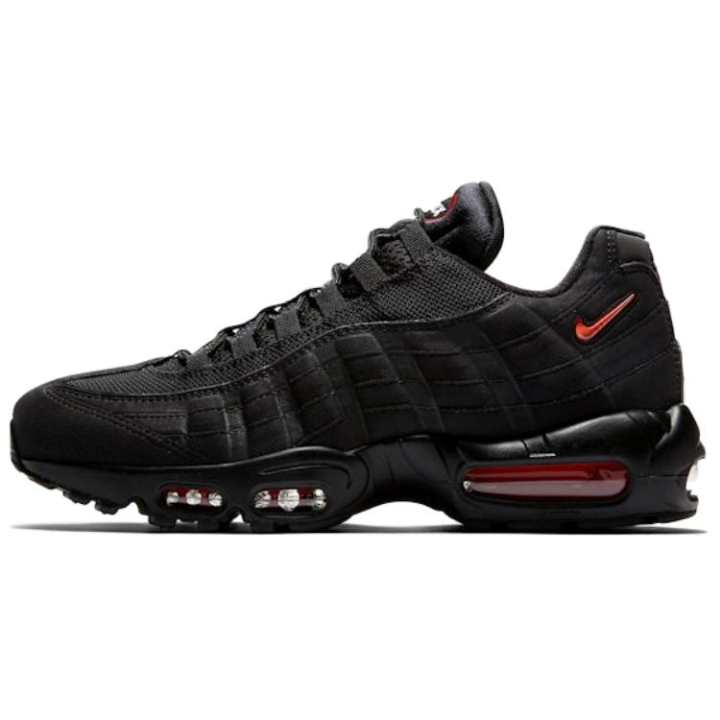 Nike Nike Air Max 95 Abrasion Resistant Low top Casual Running Shoes Unisex Black