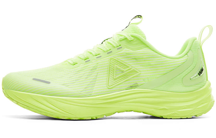 PEAK PEAK Fabric Low top Running Shoes Men's Neon Green