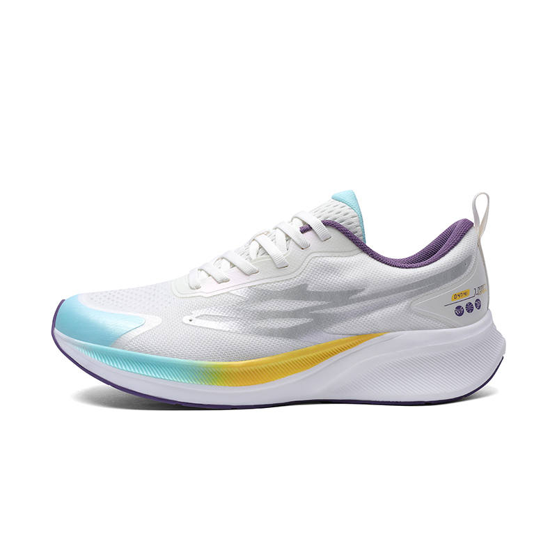 LPMX LPMX Running Shoes Unisex Low Top Ecru/Iridescent/Purple