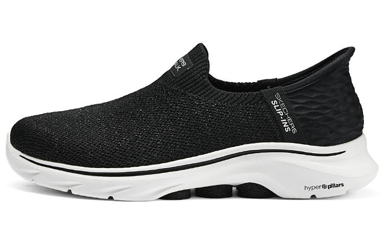 Skechers GO WALK 7 Low top Walking Shoes Women's Black White