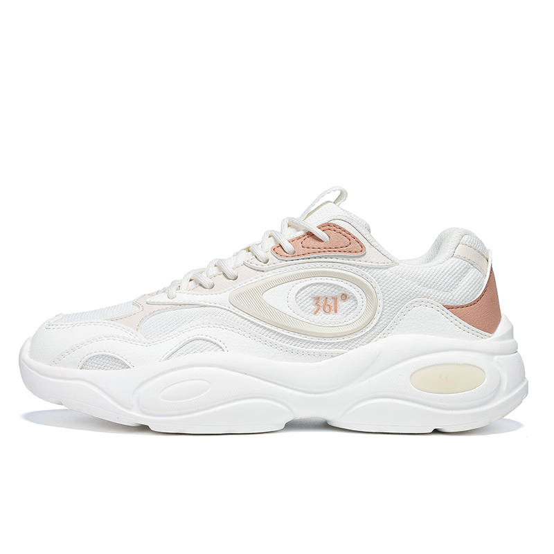 361° Breathable, Lightweight, Slip Resistant Low top Casual Shoes Women's Feather White Oat Milk