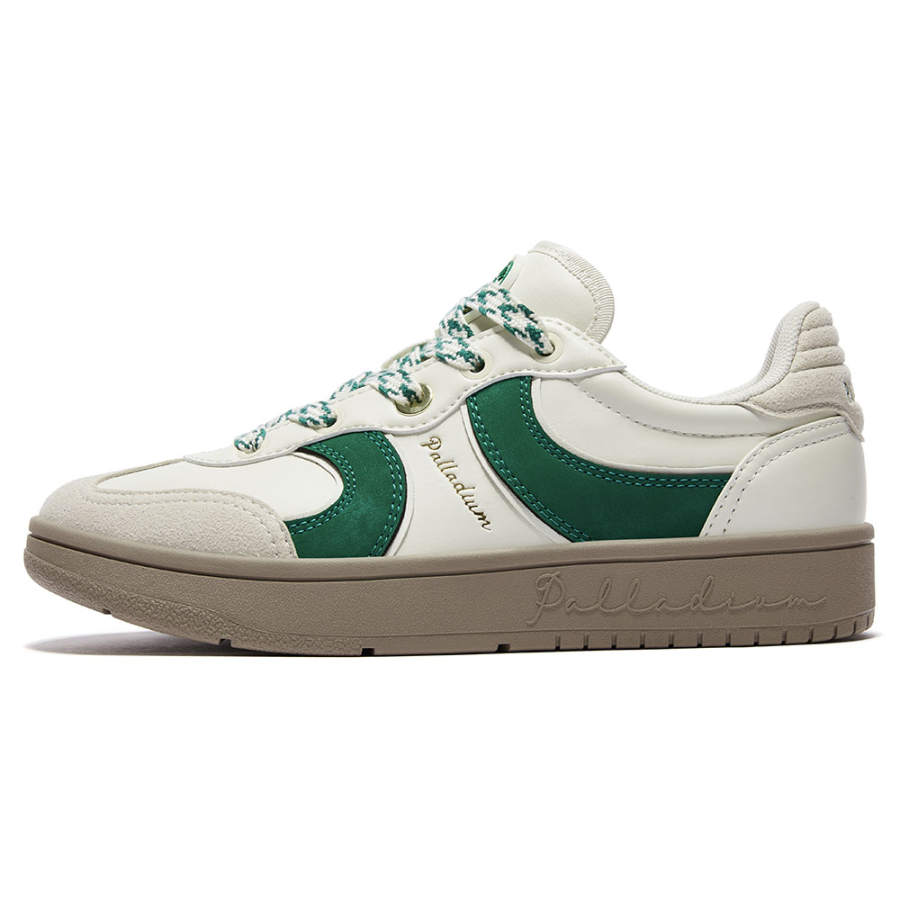 Palladium German Army Trainers Low top Skateboard Shoes Women's Green