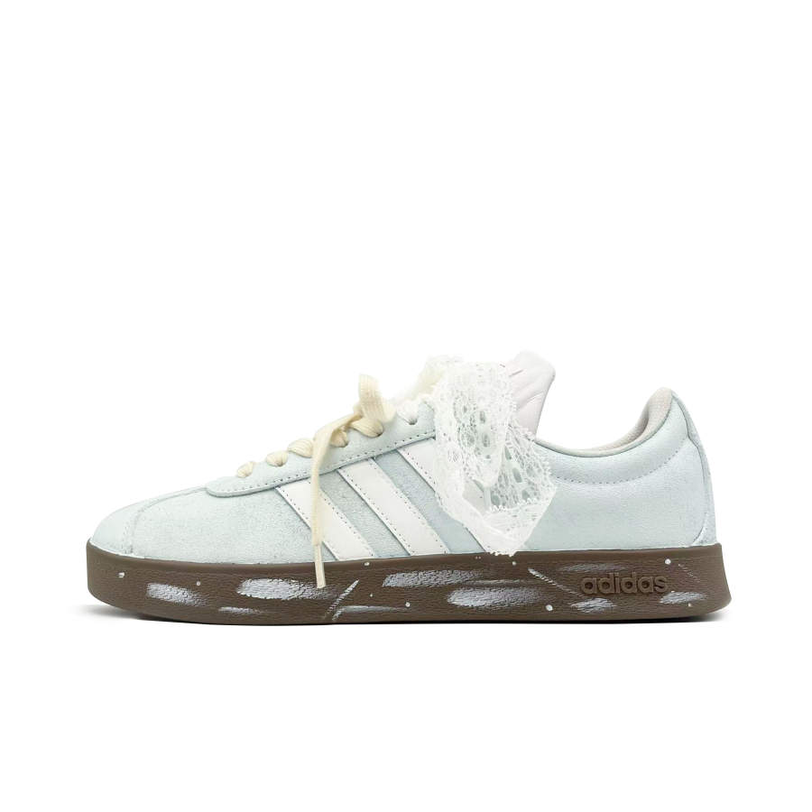 Adidas Adidas VL COURT 2.0 Abrasion Resistant Abrasion Resistant Low top Skateboard Shoes Green