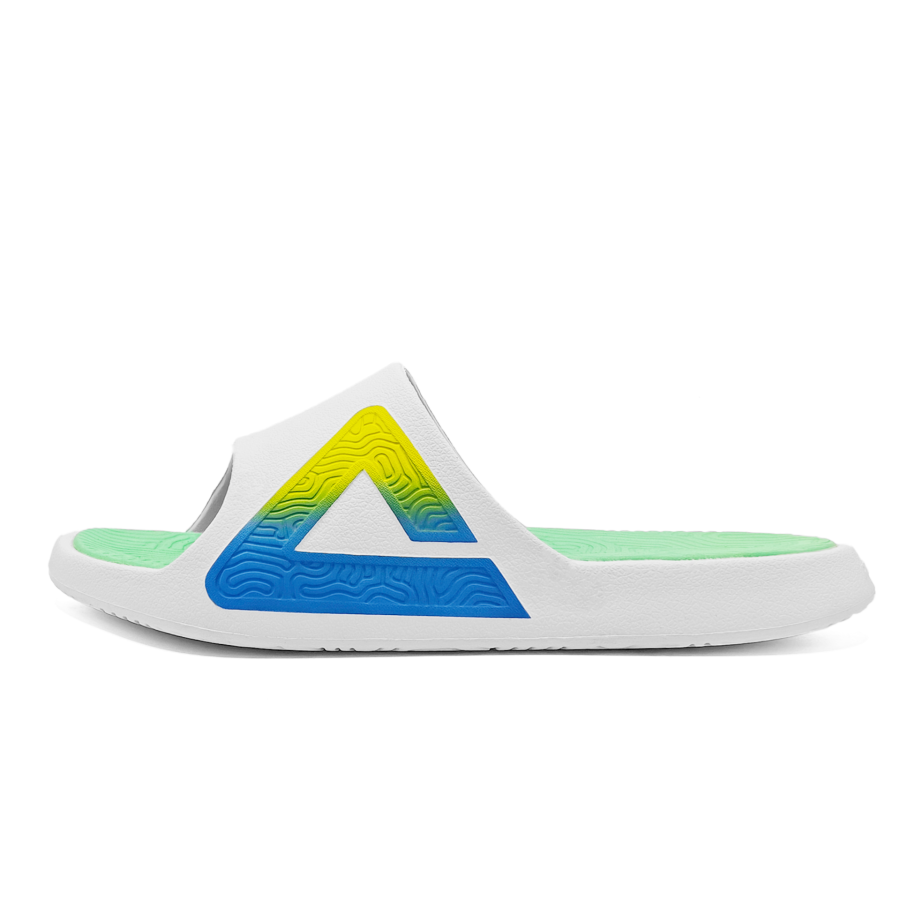 PEAK PEAK State Pole Odor Resistant Cushioning Slide Slippers Men's White