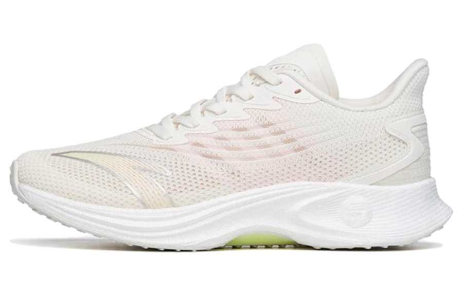 Anta Cushioning Abrasion Resistant Cushioning, Wear Resistant Low top Running Shoes Women's Ivory White
