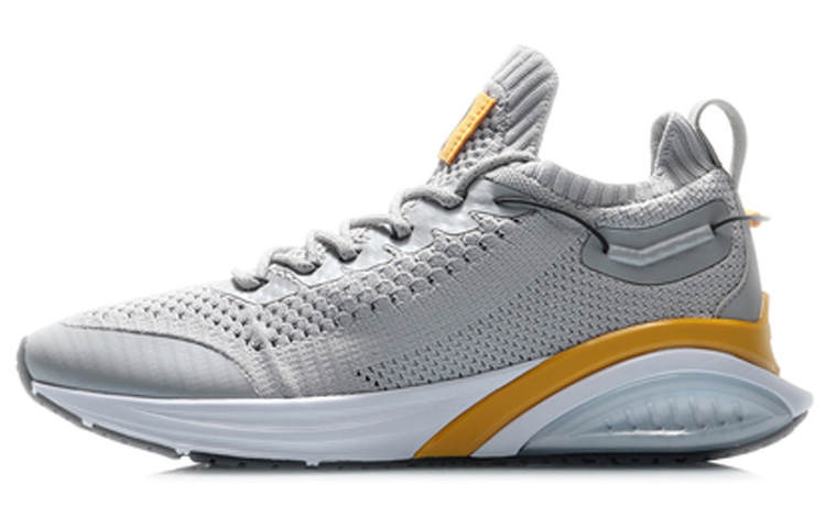 Li-Ning Li Ning Cushioning Low top Running Shoes Men's Microcrystalline Gray