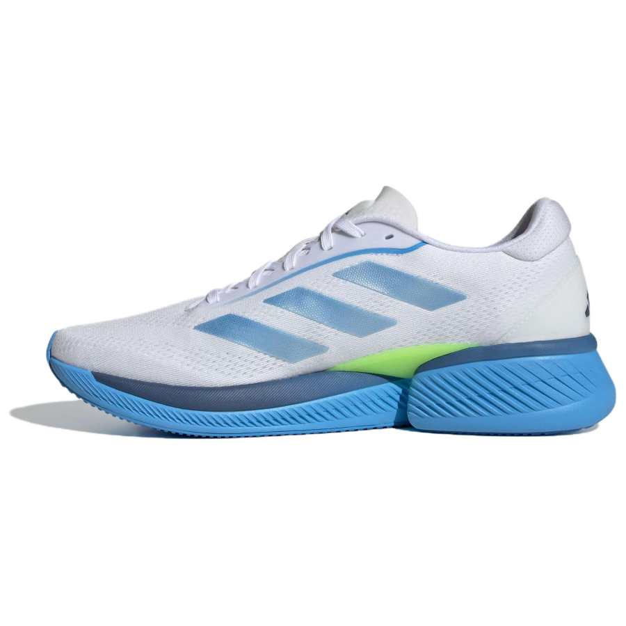 Adidas Adidas Supernova Eterno Fabric Cushioning Abrasion Resistant Low top Running Shoes Men's White Blue