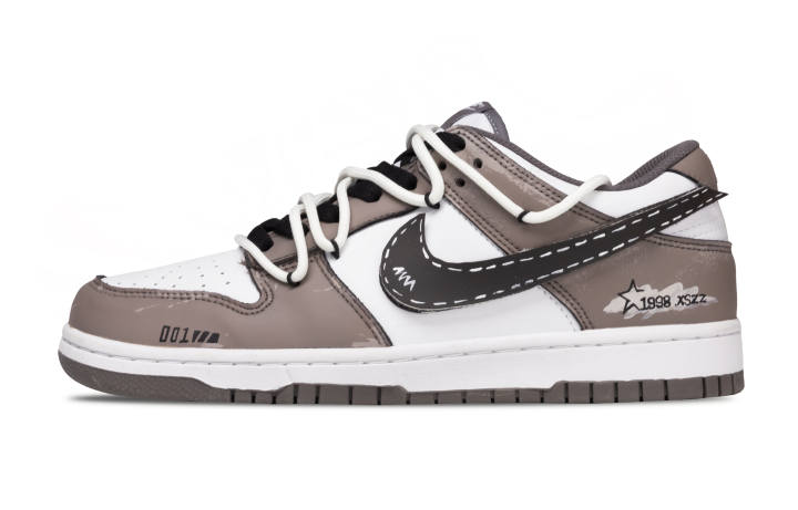 Nike Nike Dunk Abrasion Resistant Low top Skateboard Shoes Men's Brown