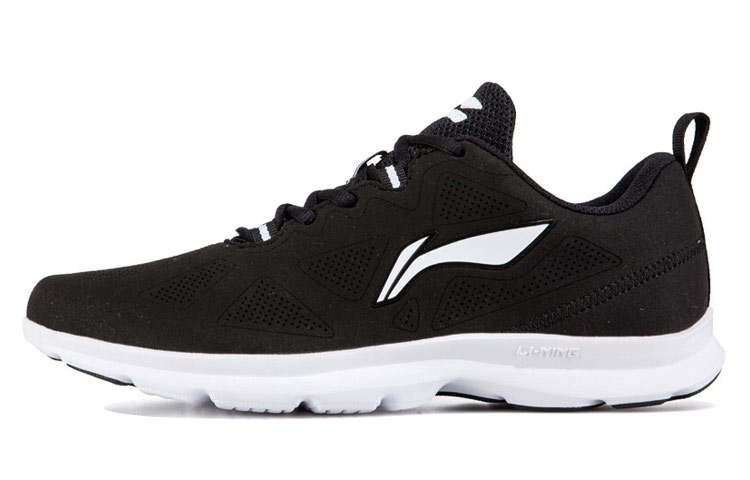 Li-Ning Li Ning Comfortable Fabric Cushioning Slip Resistant Abrasion Resistant Lightweight Low top Running Shoes Men's
