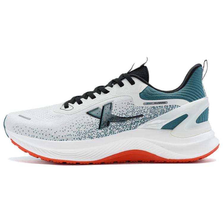 XTEP Cushioning Breathable Low top Running Shoes Men's White Green