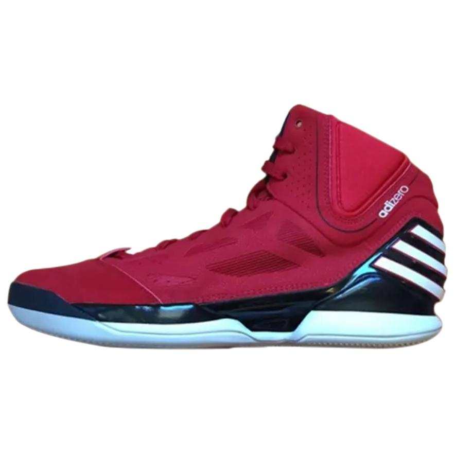 Adidas Adidas AdiZero Rose 2.5 Abrasion Resistant Mid top Running Shoes Men's Red