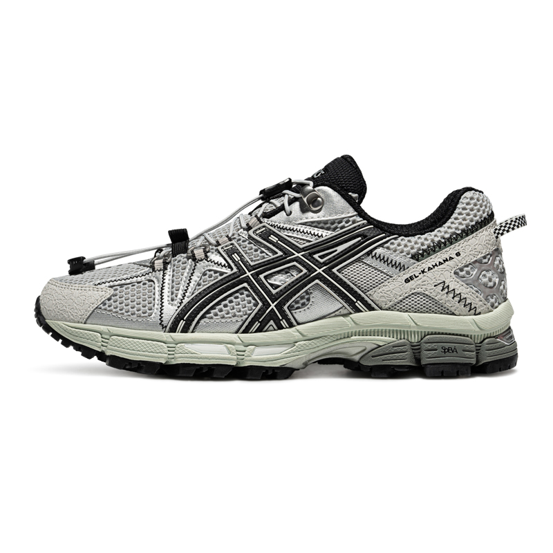 ASICS Gel Kahana 8 FL Soft And Comfortable Low top Casual Running Shoes Women's Silver Gray