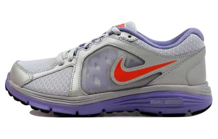 Nike Nike Dual Fusion Run Metallic Platinum/Bright Crimson Medium Volt Women's