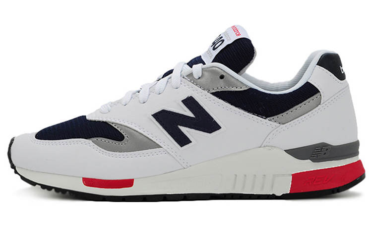 New Balance New Balance NB 840 Textile, Artificial Leather Low top Marathon Running Shoes Unisex Navy Blue White