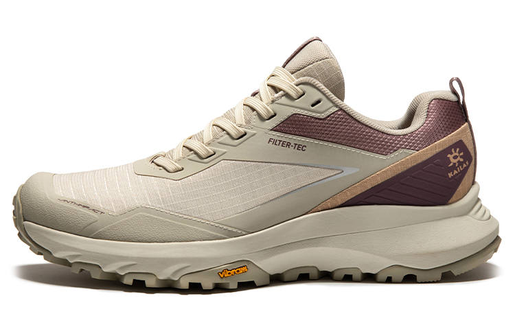 KAILAS Slip Resistant Abrasion Resistant Low top Mountain Running Hiking Shoes Women's Ocean Moon White