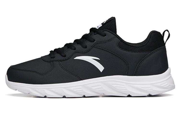 Anta Cushioning Slip Resistant Abrasion Resistant Rebound Low top Running Shoes Men's Black