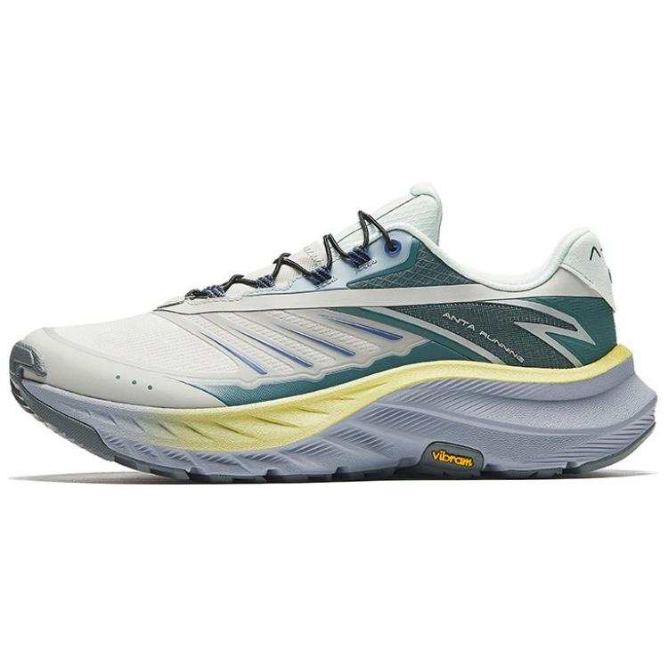Anta Wild Exploration Abrasion Resistant, Breathable, Lightweight Low top Casual Running Shoes Men's Cool Green