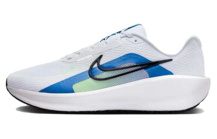 Nike Nike DOWNSHIFTER 13 Fabric Cushioning Abrasion Resistant Breathable Low top Casual Running Shoes Men's White Blue