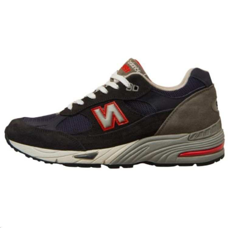 New Balance New Balance NB 991 Low top Running Shoes Unisex Black Red