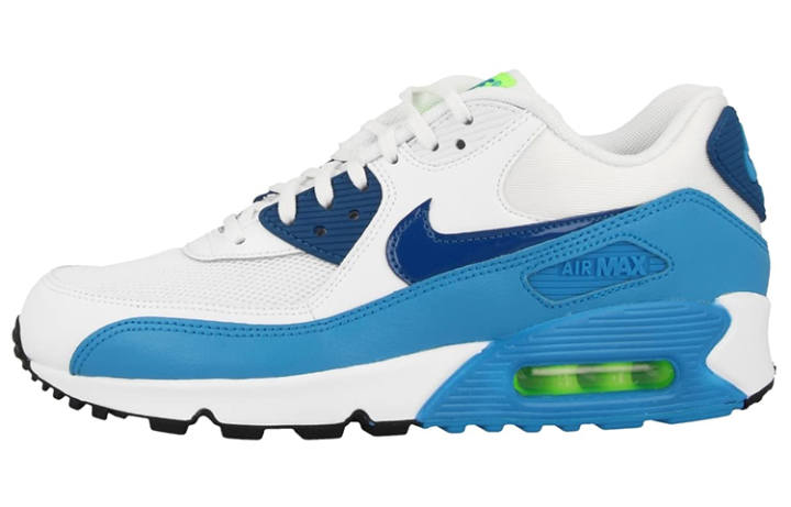 Nike Nike Air Max 90 Running Shoes Women's Low Top White/Blue